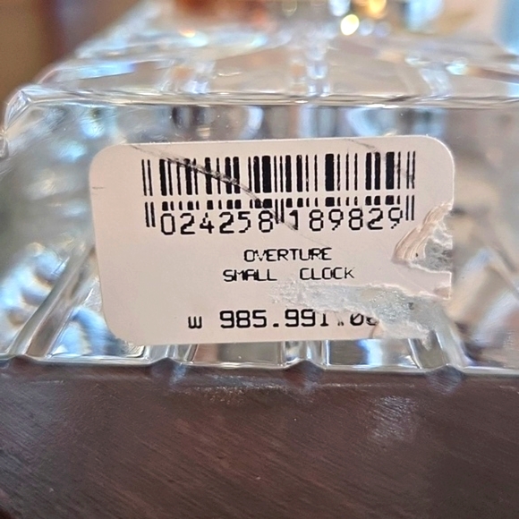 Waterford Crystal Overture Small Clock - Picture 4 of 6